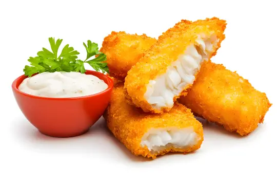 Fish Fingers with Tartar Sauce