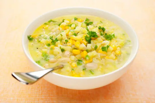 Sweet Corn Chicken Soup